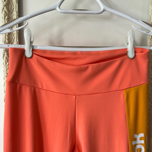 REEBOK | Coral and Yellow Leggings - Picture 5 of 10